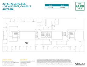 261 S Figueroa St, Los Angeles, CA for lease Floor Plan- Image 1 of 2