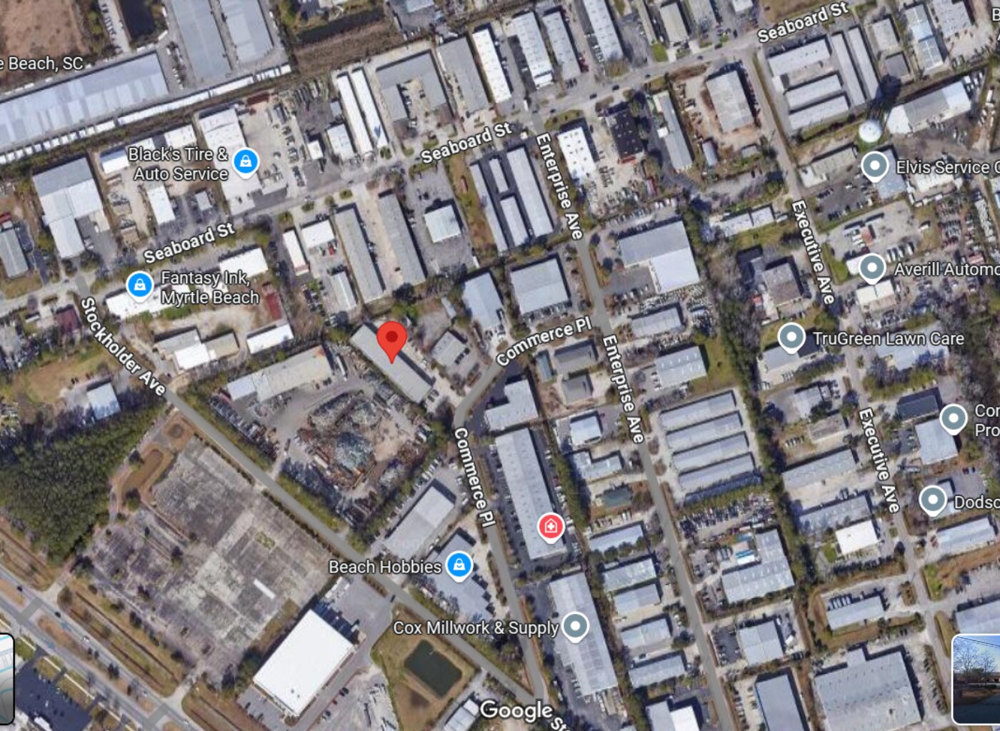 1455 Commerce Pl, Myrtle Beach, SC à louer Aérien- Image 1 de 1