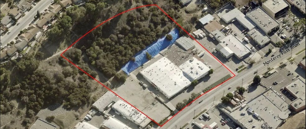 576-582 Monterey Pass Rd, Monterey Park, CA à louer - Aérien - Image 1 de 1