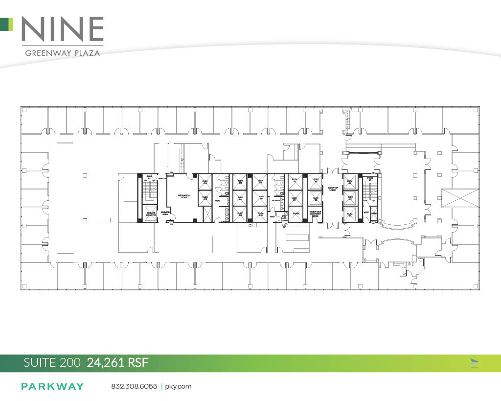 9 Greenway Plz, Houston, TX à louer Plan d  tage- Image 1 de 1