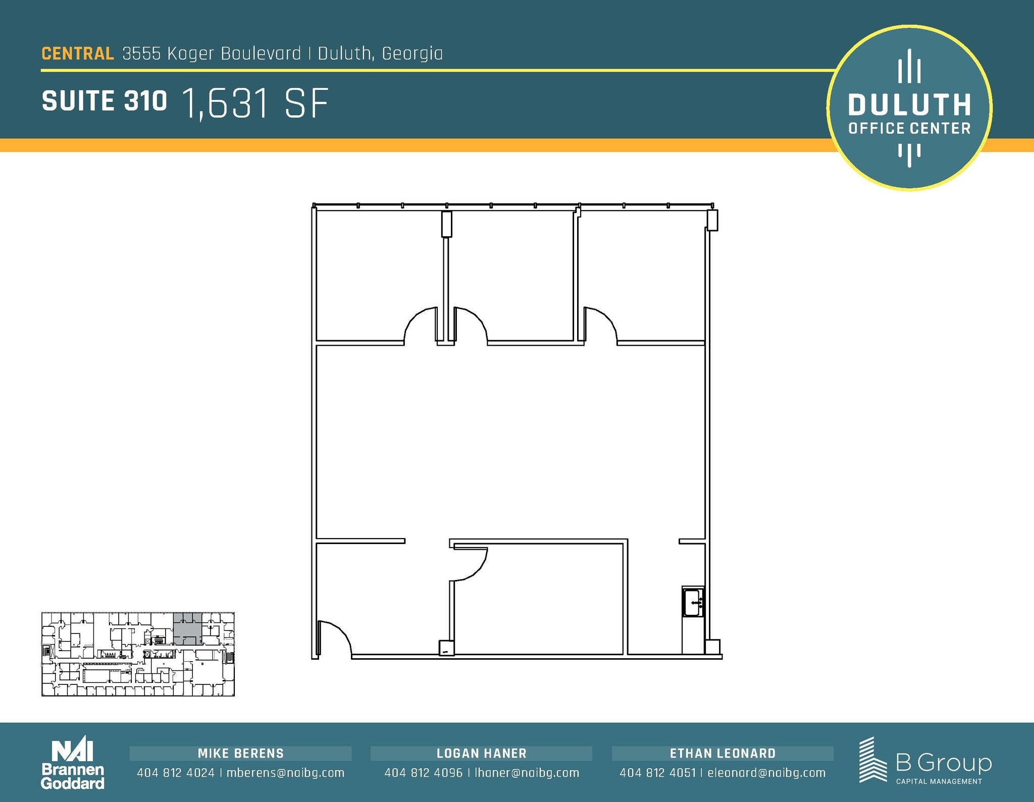 3505 Koger Blvd, Duluth, GA for lease Floor Plan- Image 1 of 1