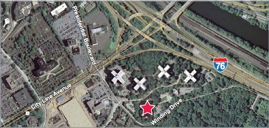 1 Winding Dr, Philadelphia, PA for lease - Aerial - Image 3 of 3