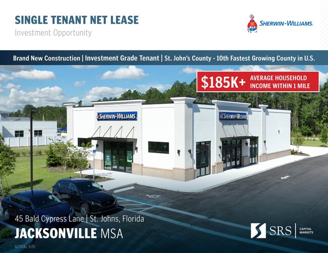 More details for 45 Bald Cypress Ln, St Johns, FL - Retail for Sale