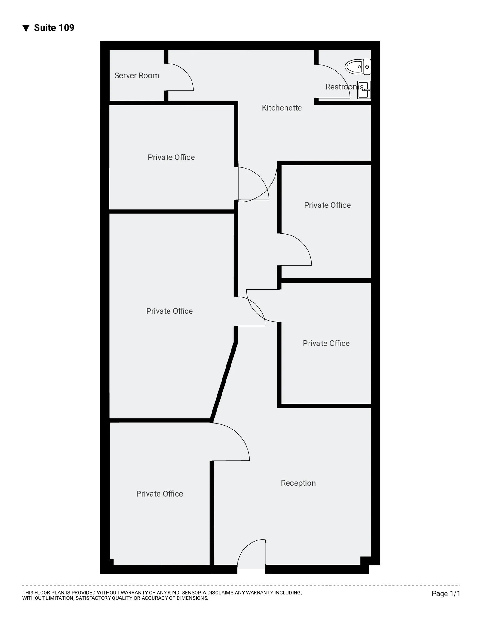 101 W Glade Rd, Euless, TX à louer Plan d’étage- Image 1 de 1