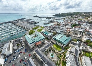 St Julian's Ave, Guernsey, CID - Aérien Vue de la carte