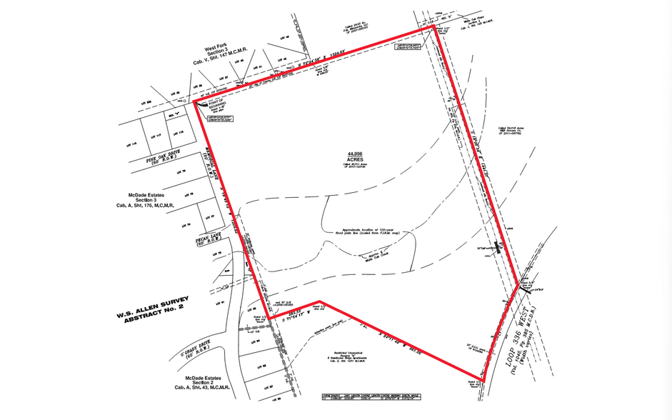 Loop 336, Conroe, TX à vendre - Plan cadastral - Image 3 de 3