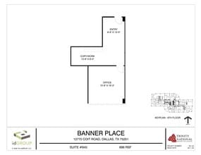12770 Coit Rd, Dallas, TX à louer Plan de site- Image 2 de 2