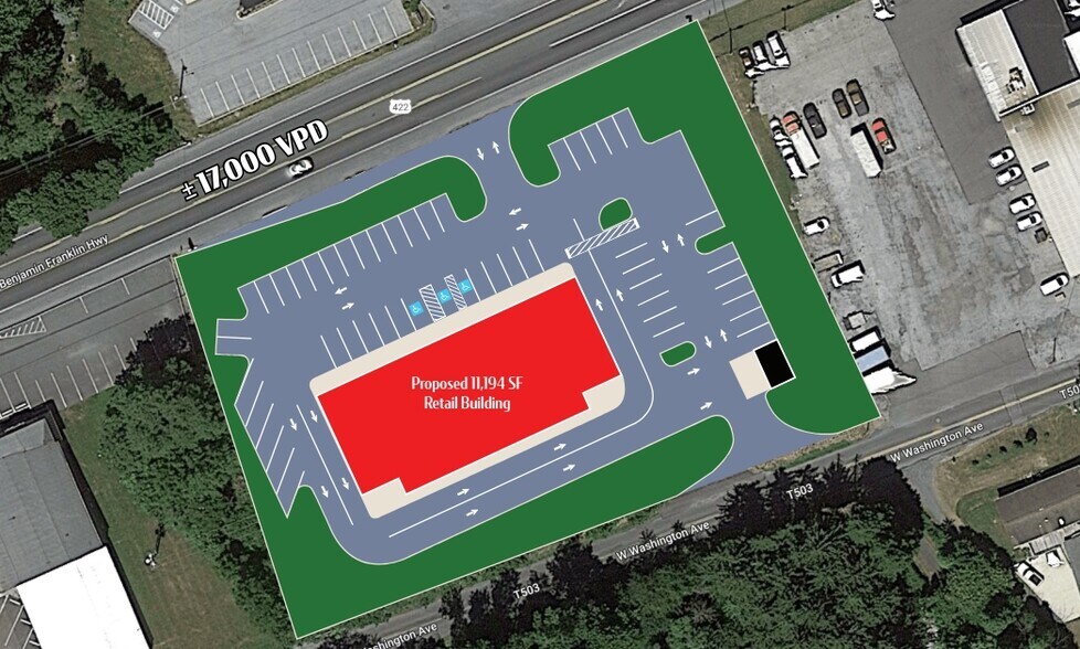 428 West Lincoln Ave, Myerstown, PA à louer - Plan de site - Image 2 de 3