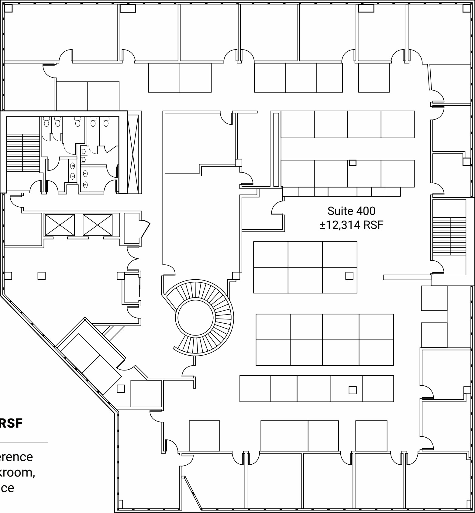 210 N 4th St, San Jose, CA à louer Plan d’étage- Image 1 de 1