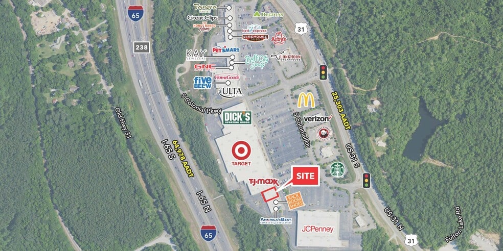 250-320 S Colonial Dr, Alabaster, AL for lease - Building Photo - Image 2 of 6