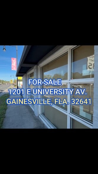 1201 E University Ave, Gainesville, FL à vendre - Vidéo sur l’inscription commerciale - Image 2 de 16