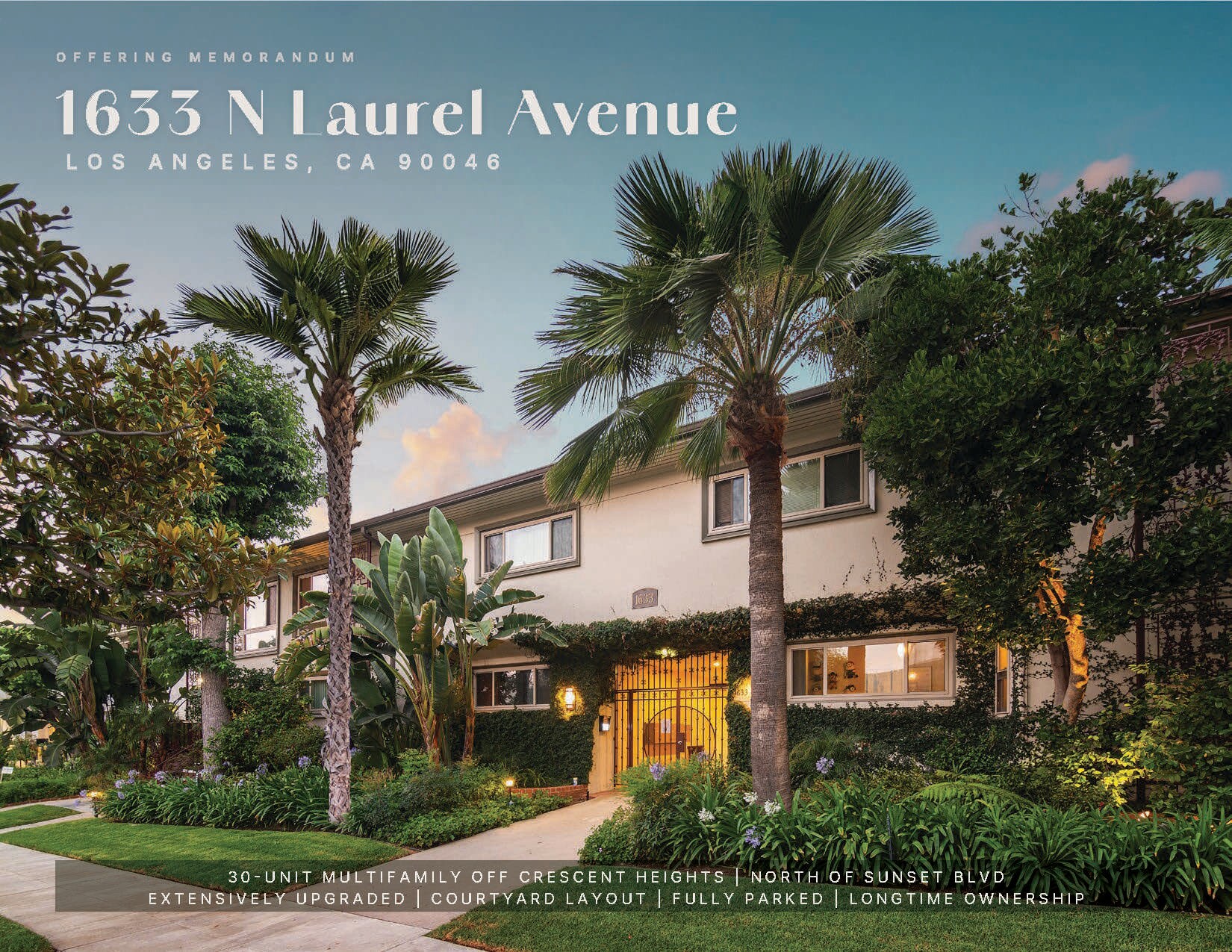 1633 N Laurel Ave, Los Angeles, CA à vendre Photo principale- Image 1 de 21
