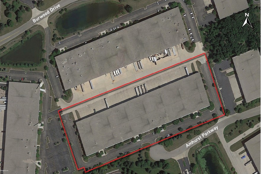 3540-3630 Amhurst Pky, Waukegan, IL for lease - Aerial - Image 2 of 9