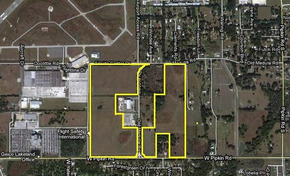 W Pipkin Rd & Old Medulla Rd, Lakeland, FL for lease - Aerial - Image 2 of 5