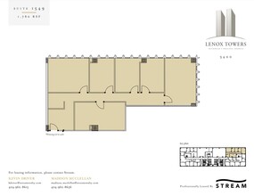 3400 Peachtree Rd NE, Atlanta, GA for lease Floor Plan- Image 1 of 1