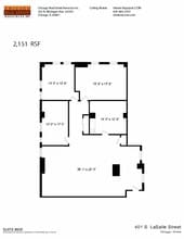 401 S LaSalle St, Chicago, IL for lease Floor Plan- Image 1 of 1
