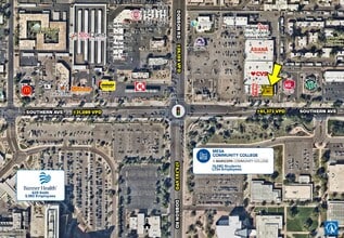 S NEC Dobson Rd & Southern Ave Rd, Mesa, AZ - AERIAL map view