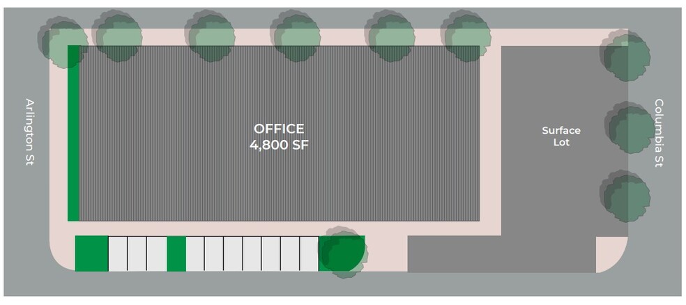 402 Arlington St, Houston, TX à louer - Plan de site - Image 2 de 2