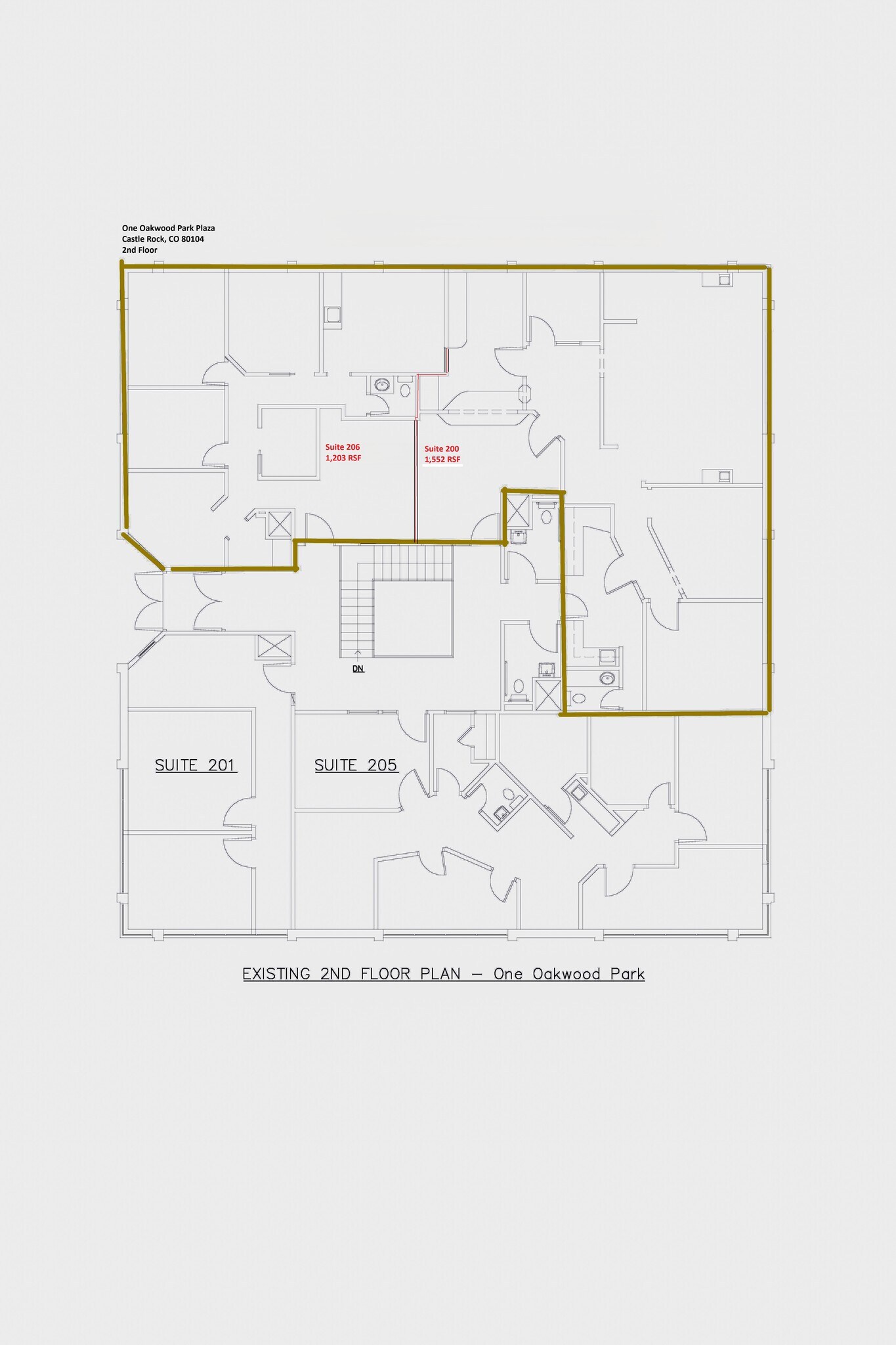 1 Oakwood Park, Castle Rock, CO for lease Floor Plan- Image 1 of 7