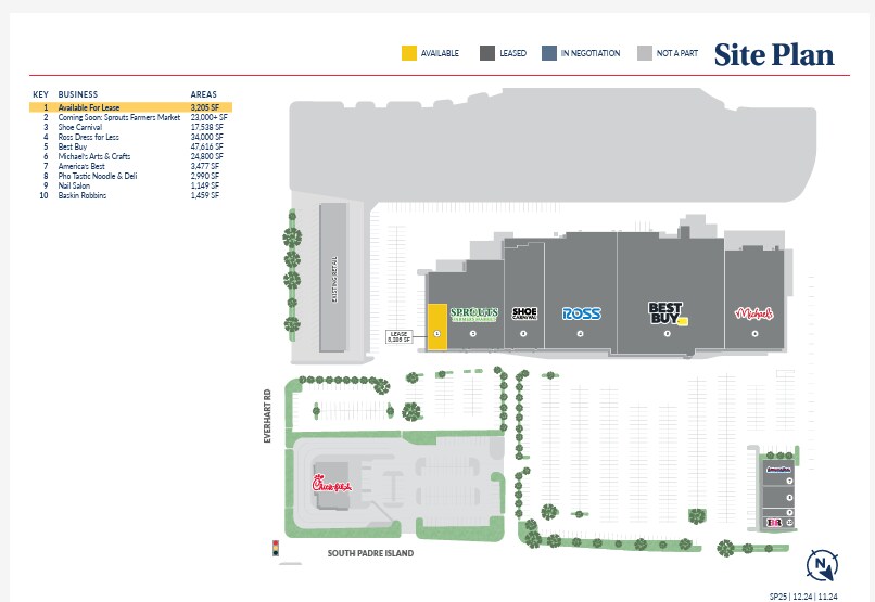 4717 S Padre Island Dr, Corpus Christi, TX à louer - Photo du bâtiment - Image 3 de 3