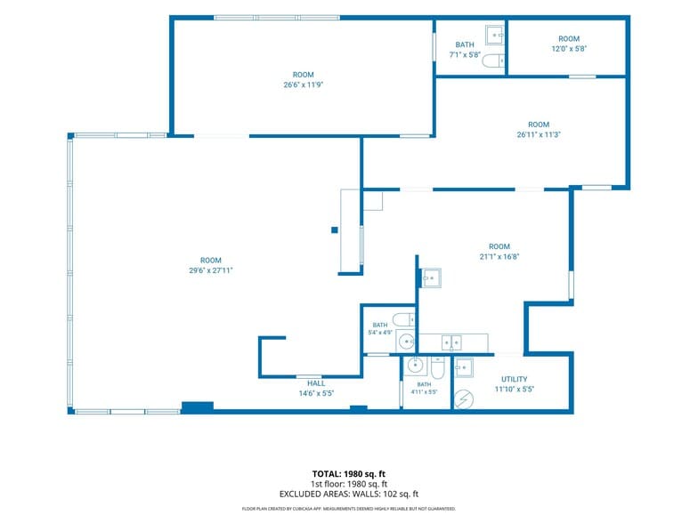 5135 SE Foster Rd, Portland, OR for lease - Floor Plan - Image 2 of 5