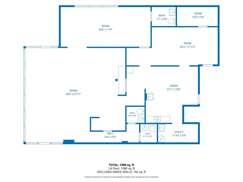 5135 SE Foster Rd, Portland, OR à louer - Plan d’étage - Image 2 de 5