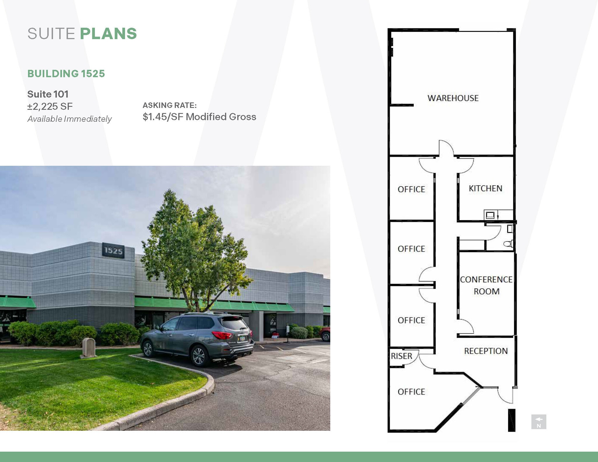 1575 W University Dr, Tempe, AZ for lease Floor Plan- Image 1 of 9
