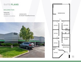 1575 W University Dr, Tempe, AZ for lease Floor Plan- Image 1 of 9