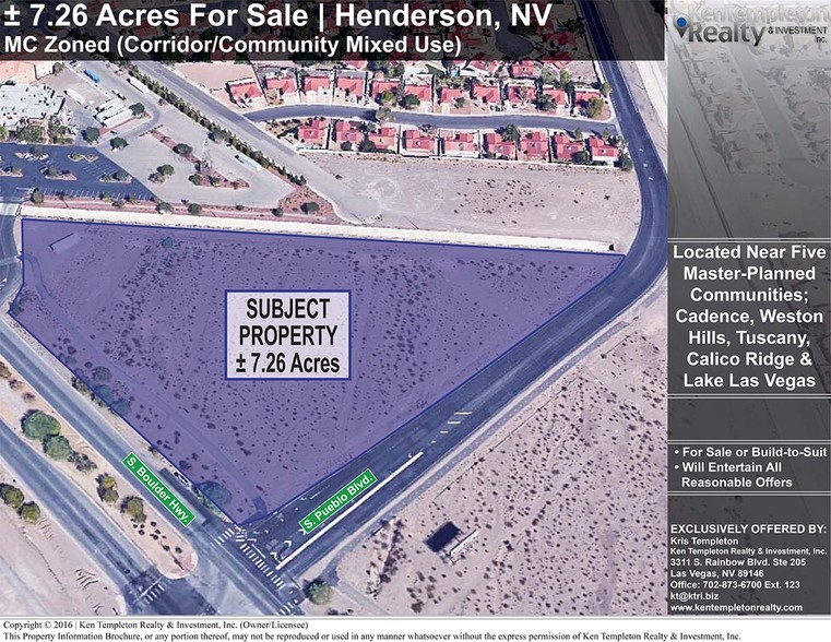 S Boulder Hwy, Henderson, NV for sale - Building Photo - Image 1 of 4