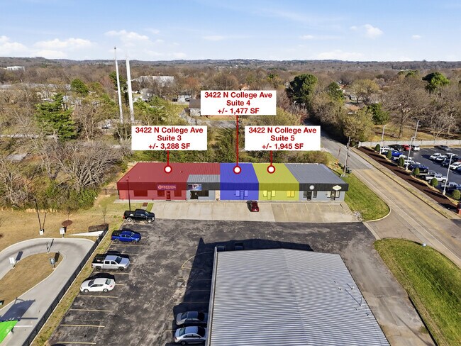 Plus de détails pour 3416-3422 N College Ave, Fayetteville, AR - Bureau à louer