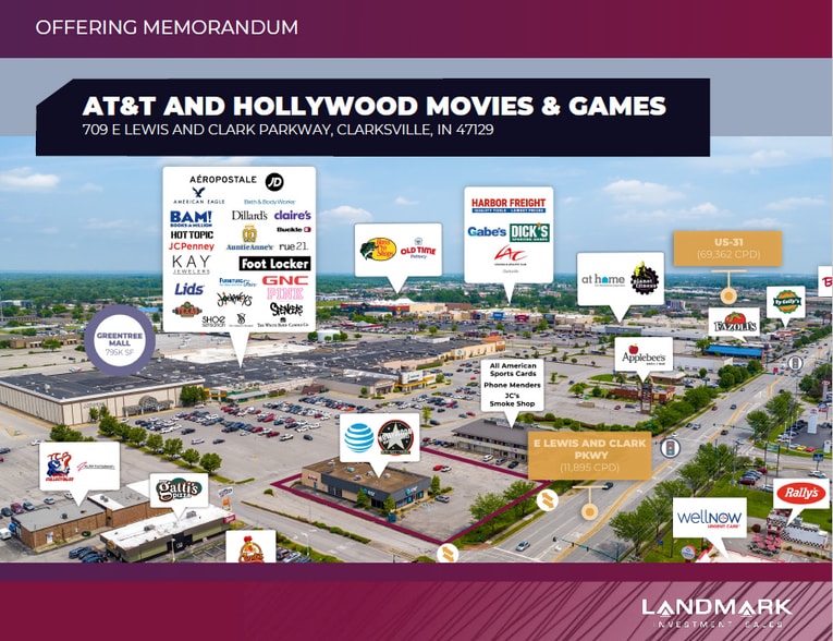 709 E Lewis And Clark Pky, Clarksville, IN for sale - Building Photo - Image 1 of 9