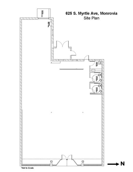 623-625 S Myrtle Ave, Monrovia, CA à louer - Plan d’étage type - Image 2 de 8