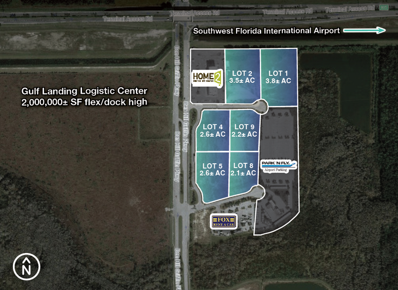 SEC Treeline Ave & Terminal Access Rd, Fort Myers, FL for sale - Building Photo - Image 3 of 3