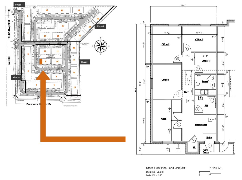 1400 N Coit Rd, McKinney, TX for lease Floor Plan- Image 1 of 8