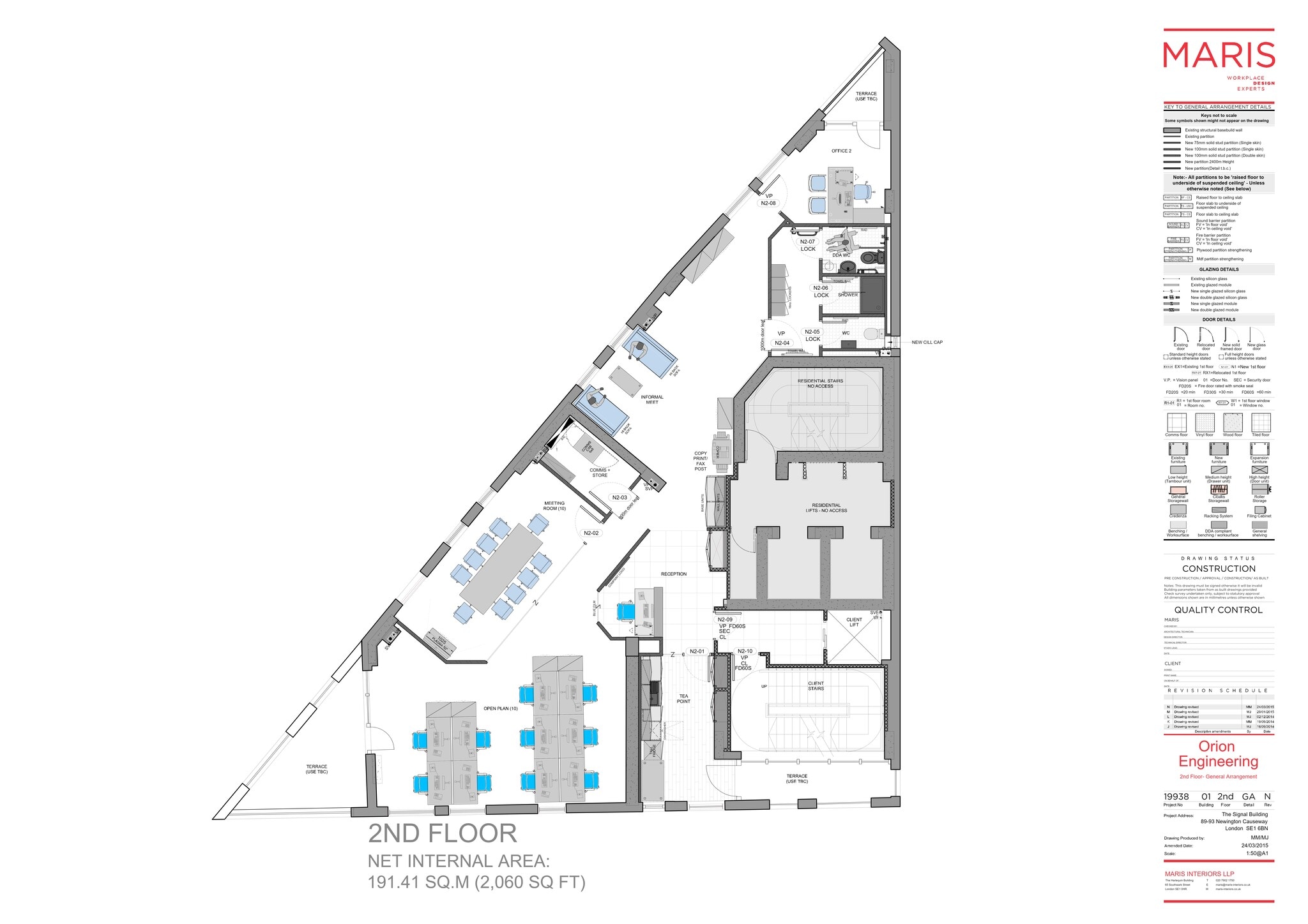 93 Newington Causeway, London for lease Site Plan- Image 1 of 1