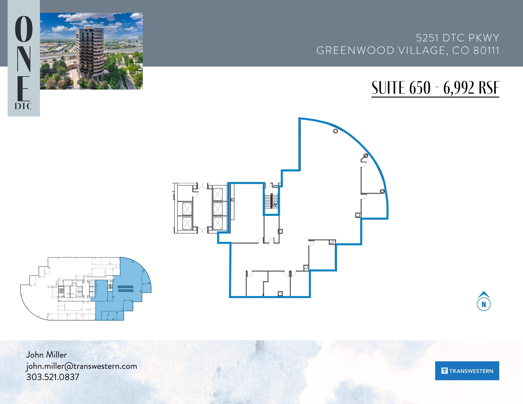 5251 Dtc Pky, Greenwood Village, CO for lease Site Plan- Image 1 of 2