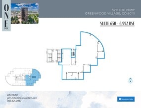 5251 Dtc Pky, Greenwood Village, CO for lease Site Plan- Image 1 of 2