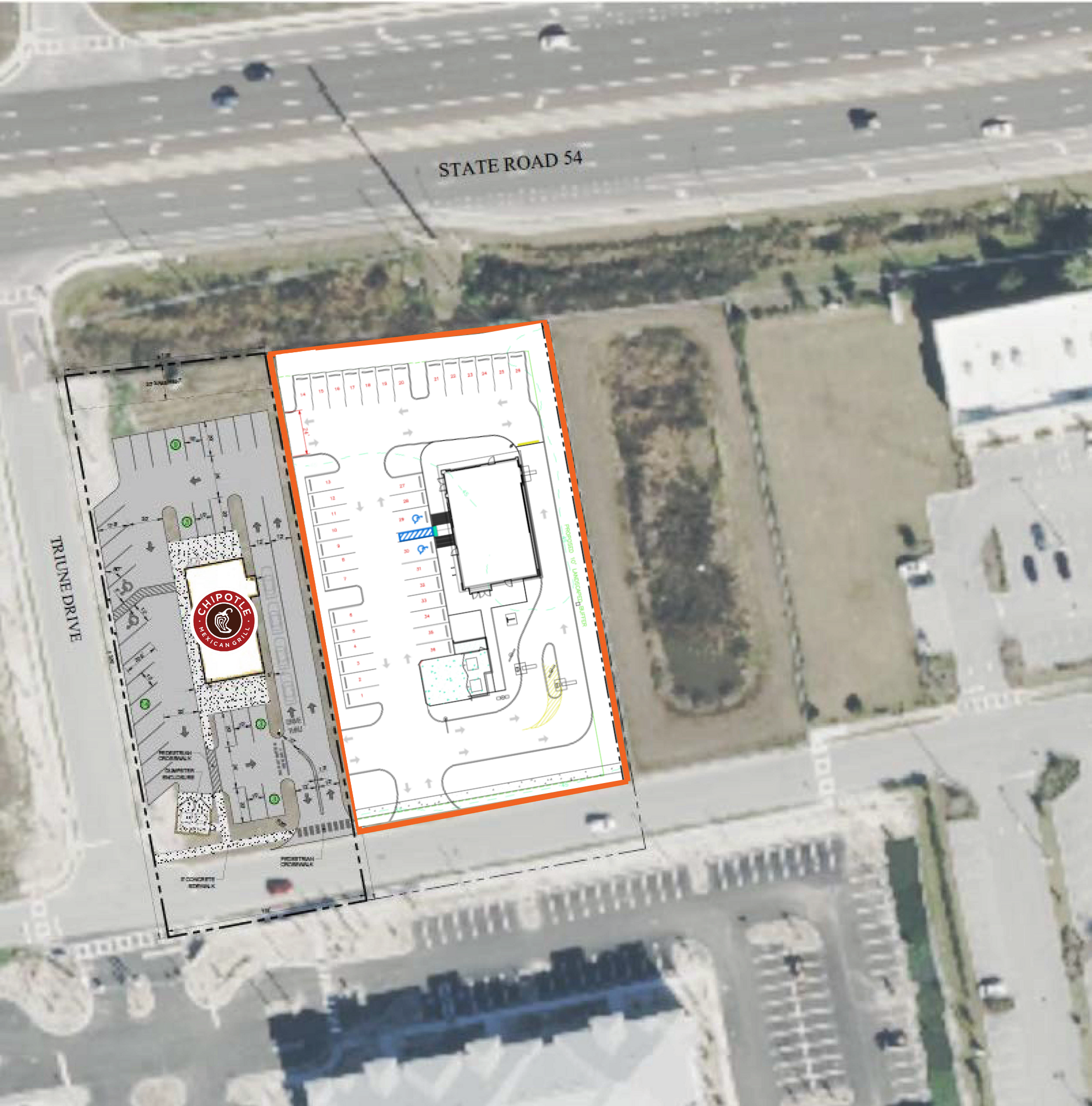 12382 State Road 54, New Port Richey, FL for lease Site Plan- Image 1 of 2