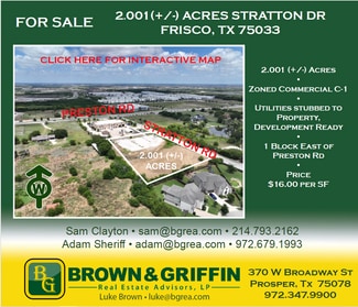 More details for Stratton Dr, Frisco, TX - Land for Sale
