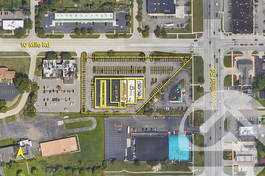 18203-18235 W 10 Mile Rd, Southfield, MI for lease - Building Photo - Image 2 of 2