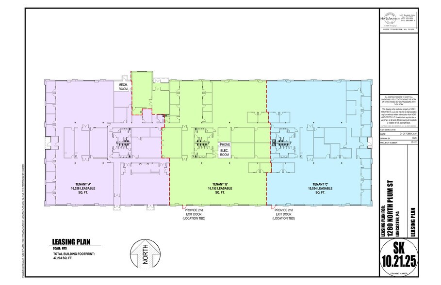 1280 N Plum St, Lancaster, PA à louer - Plan de site - Image 1 de 6