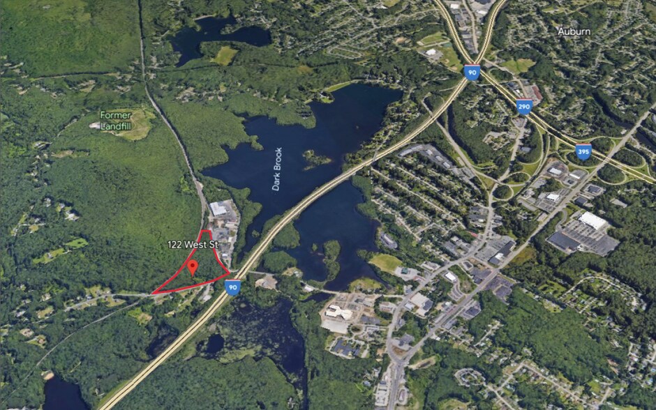 122 West St, Auburn, MA for lease - Aerial - Image 2 of 3