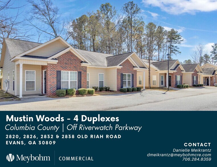 Mustin Woods | 8 Units | Evans. GA, clos portefeuille de 1 propriétés à vendre sur LoopNet.ca - Photo principale - Image 1 de 35
