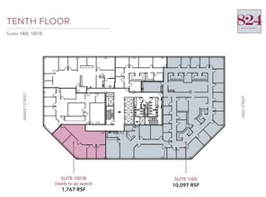 824 N Market St, Wilmington, DE for lease Floor Plan- Image 1 of 1