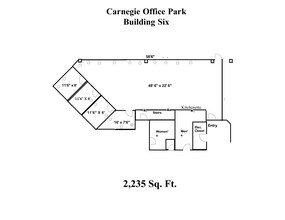 600 N Bell Ave, Carnegie, PA à louer Plan de site- Image 2 de 6