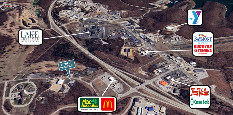 1191 Hwy KK, Osage Beach, MO à louer - Aérien - Image 3 de 4