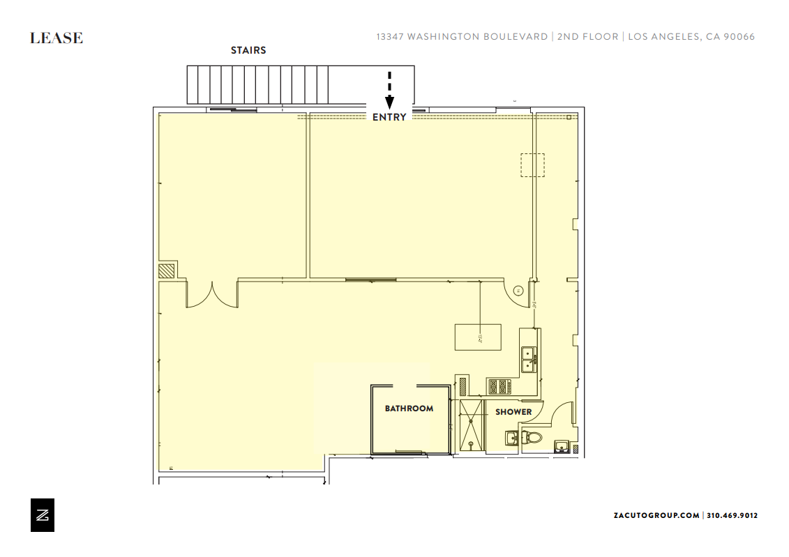 13347 W Washington Blvd, Los Angeles, CA for lease Floor Plan- Image 1 of 11