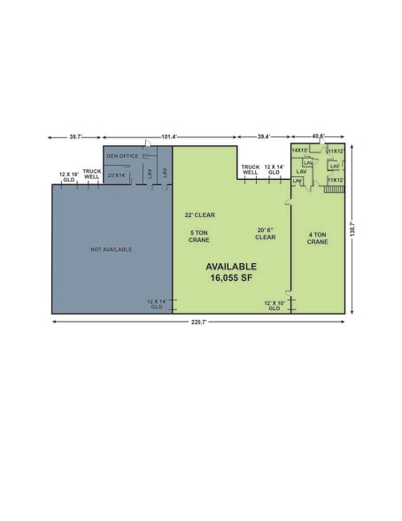 34481-34489 Industrial Rd, Livonia, MI à louer - Plan d’étage - Image 2 de 2