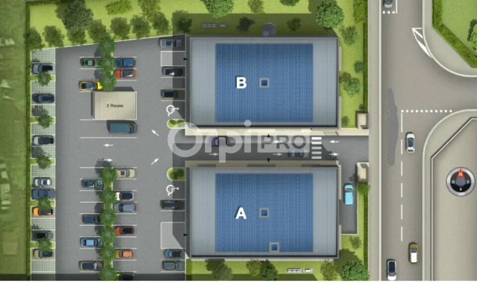 Bureau dans Villefranche-sur-Saône à louer - Photo du bâtiment - Image 2 de 2