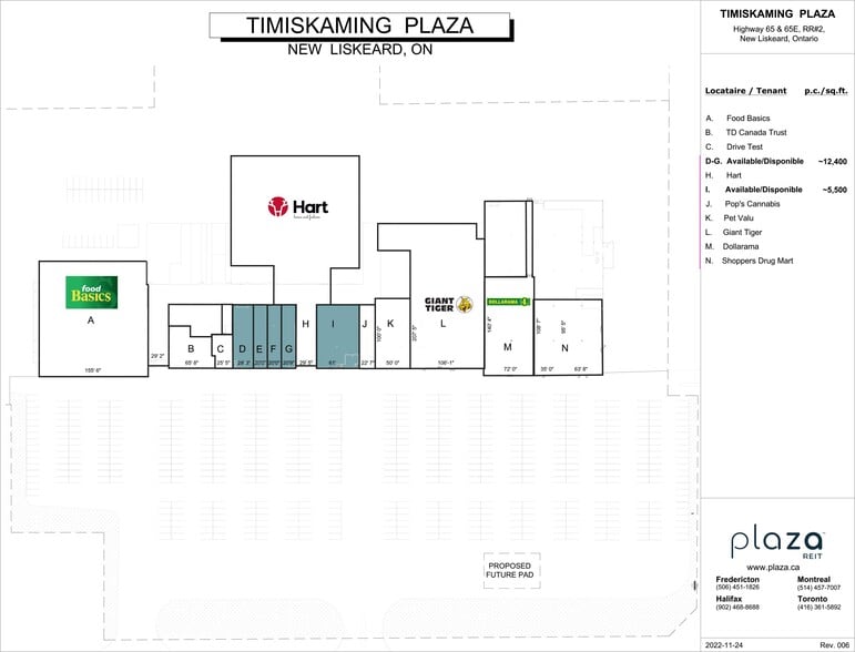883303 ON-65, Temiskaming Shores, ON à louer - Plan d’étage type - Image 2 de 2